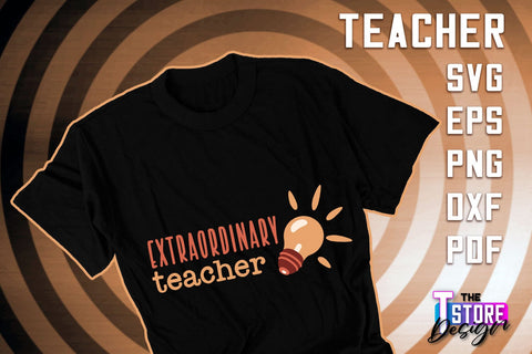 Teacher SVG Design | Funny Quotes SVG Design | School SVG v.2 SVG The T Store Design 