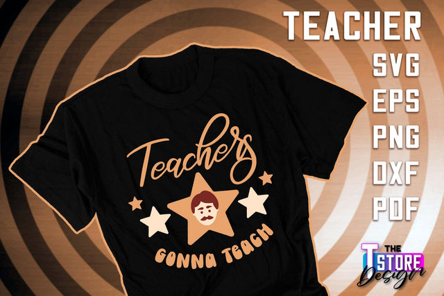 Teacher SVG Design | Funny Quotes SVG Design | School SVG v.2 SVG The T Store Design 
