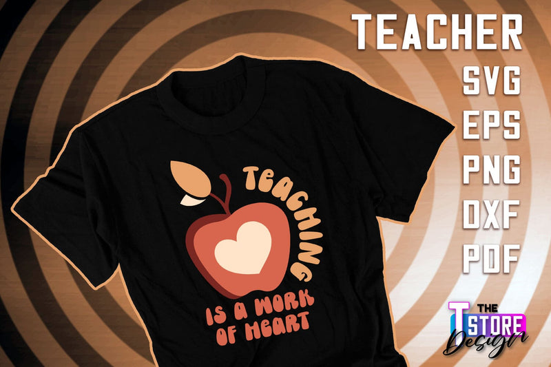 Teacher SVG Design | Funny Quotes SVG Design | School SVG v.2 SVG The T Store Design 