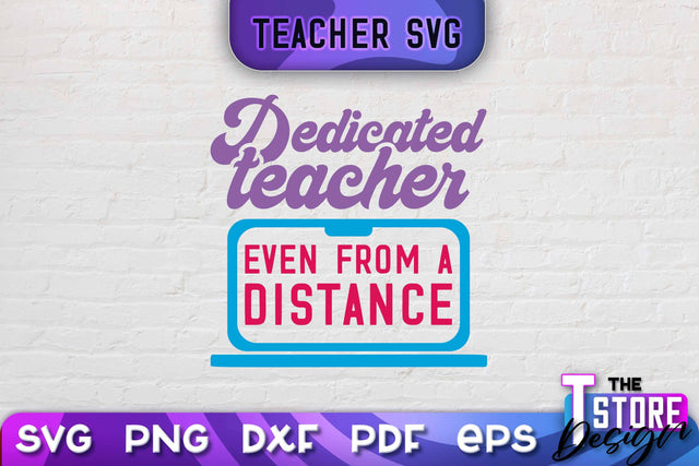 Teacher SVG Design | School Quotes SVG | The Best Teacher | Teacher Vibes v.1 SVG The T Store Design 