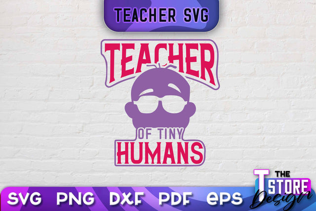 Teacher SVG Design | School Quotes SVG | The Best Teacher | Teacher Vibes v.1 SVG The T Store Design 
