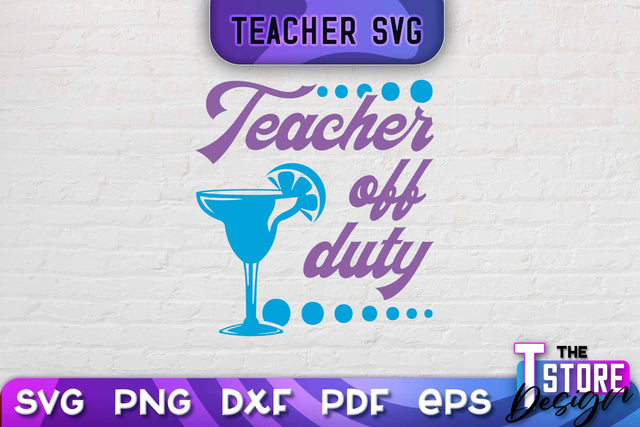 Teacher SVG Design | School Quotes SVG | The Best Teacher | Teacher Vibes v.1 SVG The T Store Design 