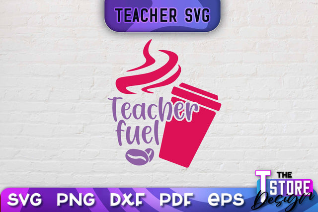 Teacher SVG Design | School Quotes SVG | The Best Teacher | Teacher Vibes v.1 SVG The T Store Design 