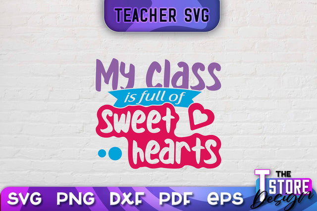 Teacher SVG Design | School Quotes SVG | The Best Teacher | Teacher Vibes v.1 SVG The T Store Design 
