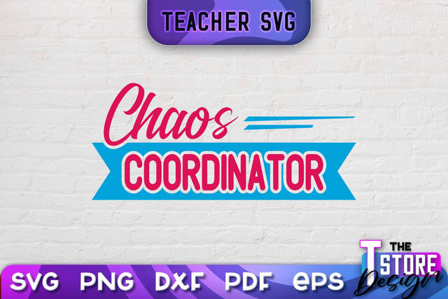 Teacher SVG Design | School Quotes SVG | The Best Teacher | Teacher Vibes v.1 SVG The T Store Design 