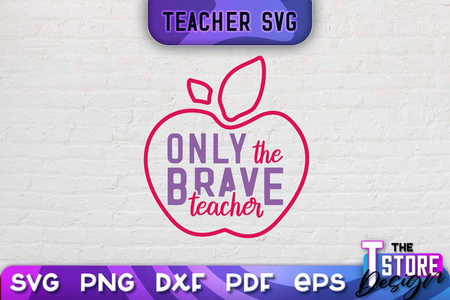 Teacher SVG Design | School Quotes SVG | The Best Teacher | Teacher Vibes v.1 SVG The T Store Design 