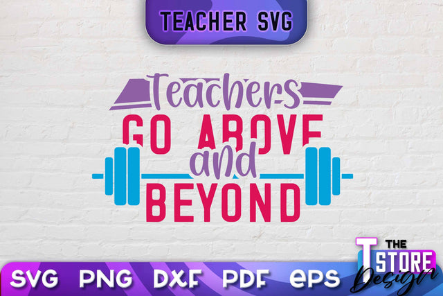 Teacher SVG Design | School Quotes SVG | The Best Teacher | Teacher Vibes v.2 SVG The T Store Design 
