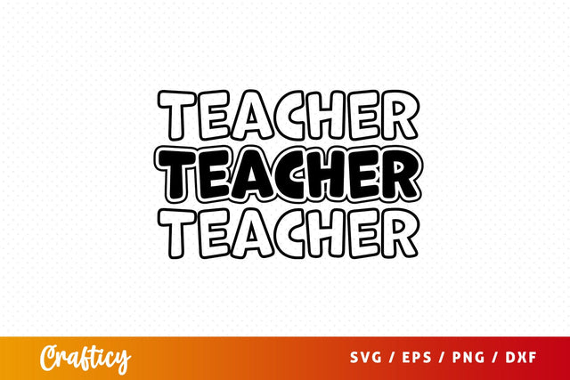 Teacher Svg Design SVG Designangry 