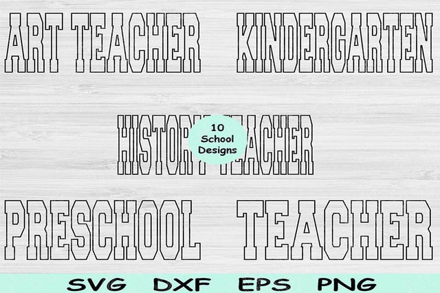 Teacher Svg Png Cut Files, Math Teacher Svg, Principal Svg Files For Cricut, Kindergarten Svg Silhouette Digital Designs Shirt Sublimation SVG TiffsCraftyCreations 