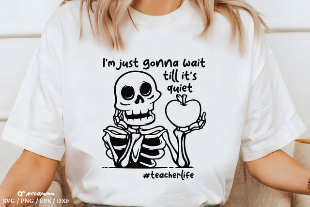 Teacher Svg, Teacher Life Svg, Teacher Funny Quote Svg, School Svg, Funny Shirt Design SVG Artinrhythm shop 