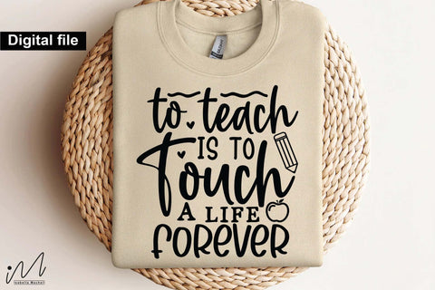 Teacher T shirt svg designs bundle for craft project SVG Isabella Machell 