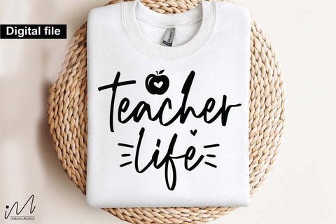 Teacher T shirt svg designs bundle for craft project SVG Isabella Machell 