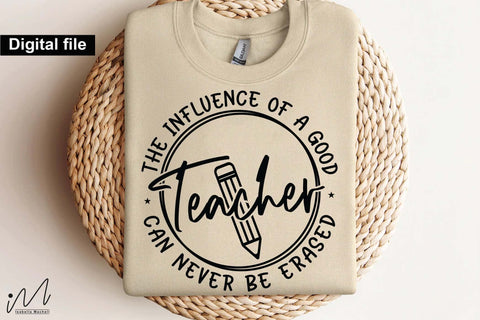 Teacher T shirt svg designs bundle for craft project SVG Isabella Machell 