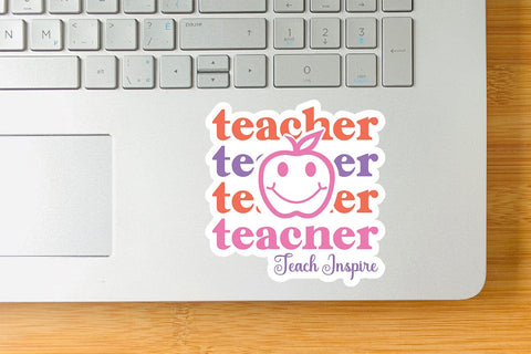 Teacher Teach Inspire SVG Angelina750 