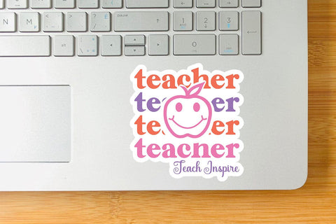 Teacher Teach Inspire SVG Angelina750 