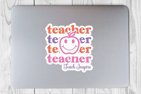 Teacher Teach Inspire SVG Angelina750 