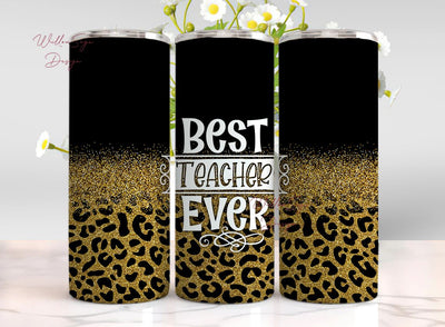 Teacher Tumbler Wrap PNG Sublimation Design Tumbler Wrap for Teacher Back To School Tumbler Design 20oz Skinny Tumbler Wrap Sublimation WillowSageDesign 