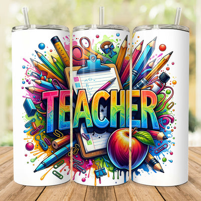 Teacher tumbler wrap, Teacher Life Seamless tumbler wrap, 80's 20 oz tumbler design, 1980s Made Me 20oz Tumbler Wrap back to school tumbler Sublimation She Shed Craft Store 