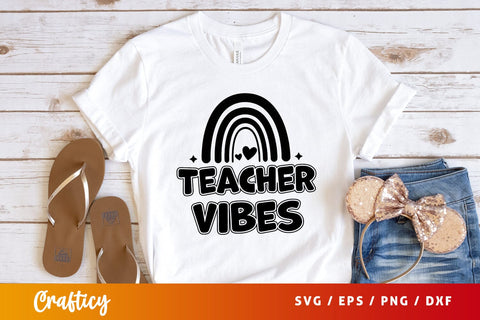 Teacher vibes Svg Design SVG Designangry 