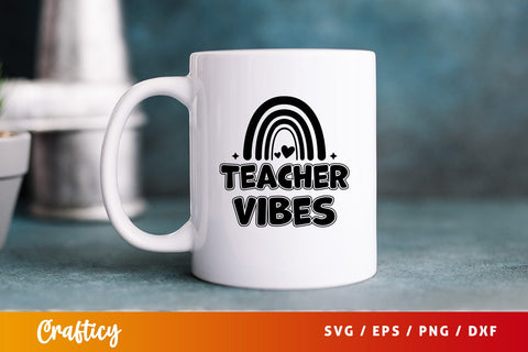 Teacher vibes Svg Design SVG Designangry 