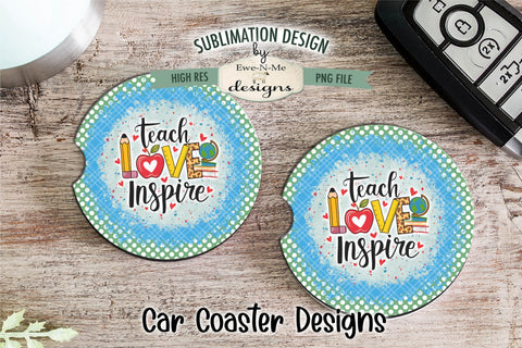 Teacher Wind Spinner Sublimation Design | Round Teacher PNG Sublimation Ewe-N-Me Designs 