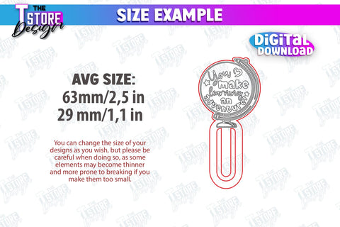 Teacher's Bookmarks Laser Cut Bundle | Book Marker | Page Holder | School Design | CNC Files SVG The T Store Design 