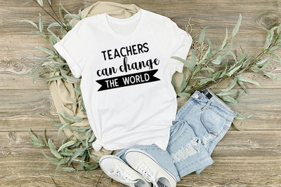 teachers can change the world SVG Angelina750 
