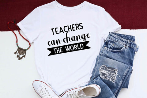 teachers can change the world SVG Angelina750 