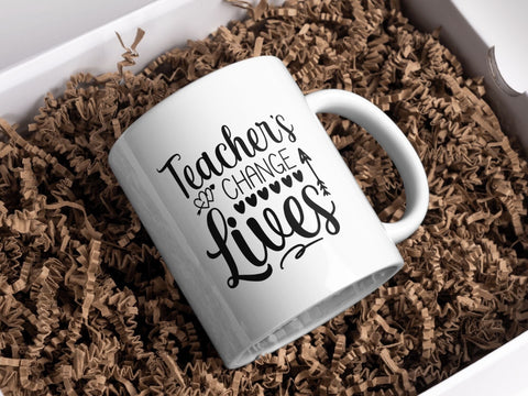 Teacher's Change Lives SVG SVG Paige Cole Studio 