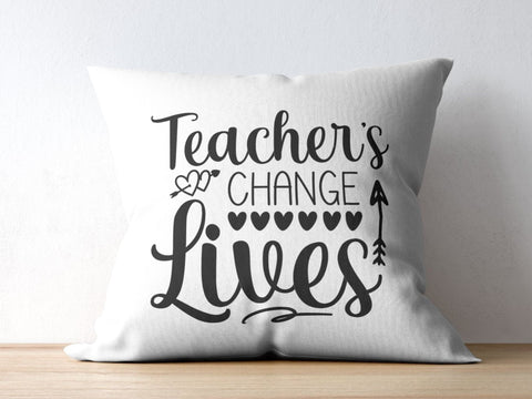 Teacher's Change Lives SVG SVG Paige Cole Studio 