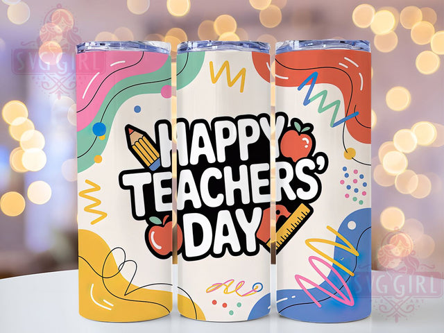Teachers Day Life 20oz Tumbler, Teacher’s Day Wrap, Sublimation Gift, Educator Mug, 20oz Tumbler Design, Teacher Life Quote, Classroom Theme Sublimation SvggirlplusArt 