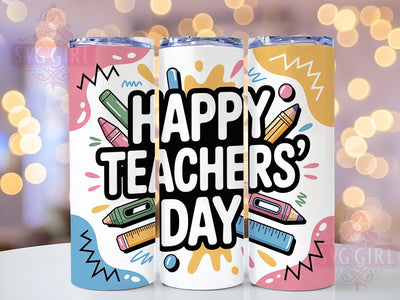 Teachers Day Life 20oz Tumbler, Teacher’s Day Wrap, Sublimation Gift, Educator Mug, 20oz Tumbler Design, Teacher Life Quote, Classroom Theme Sublimation SvggirlplusArt 