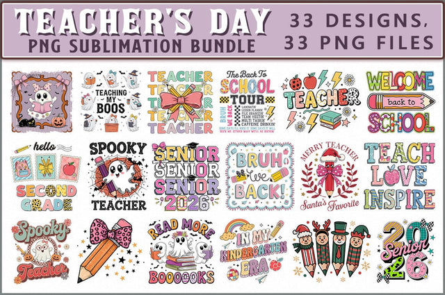 Teacher's Day Sublimation Bundle Sublimation Shetara Begum 