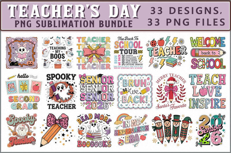 Teacher's Day Sublimation Bundle Sublimation Shetara Begum 