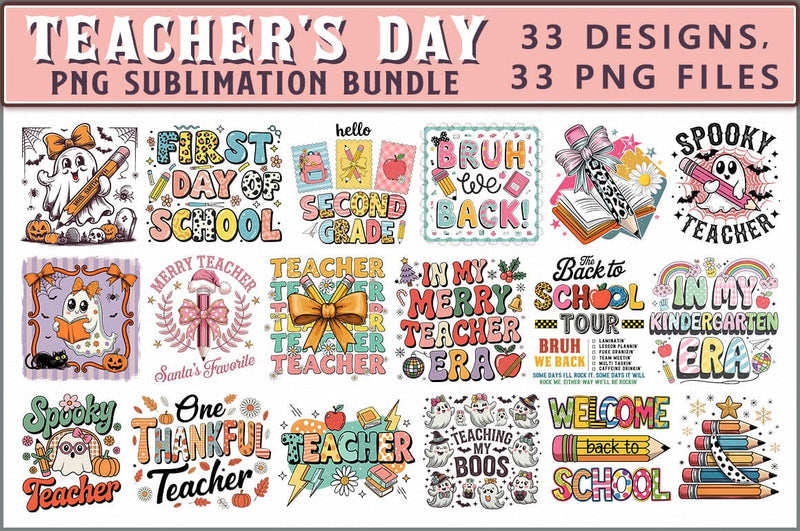 Teacher's Day Sublimation Bundle Sublimation Shetara Begum 