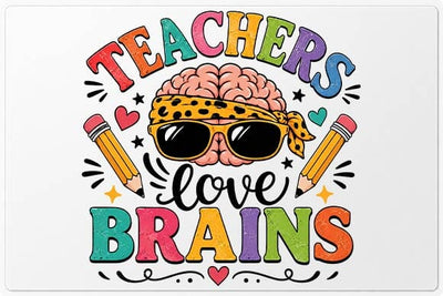 Teachers Love Brains PNG, Funny Halloween Teacher Sublimation SVG BillahCrafts 