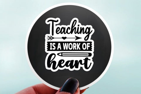 Teaching Is A Work Of Heart SVG Angelina750 