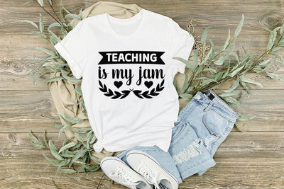 teaching is my jam SVG Angelina750 