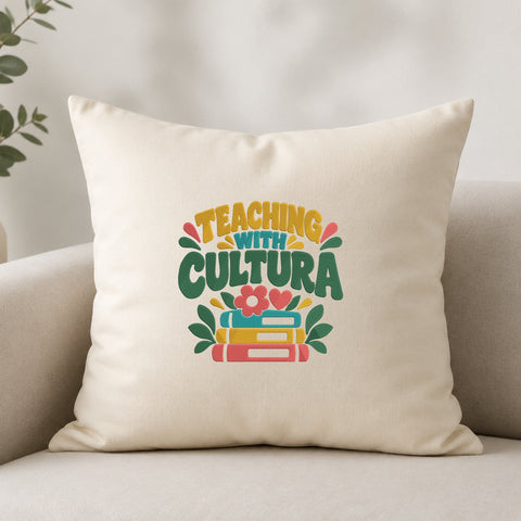 Teaching With Cultura Embroidery Design – Hispanic Teacher Appreciation Machine Embroidery File, Latino Classroom Design Embroidery/Applique DESIGNS PatternFeed8 