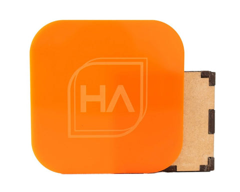 Teal and Orange Acrylic Team Bundle | 6 1/8" 12 x 19 Sheets Physical Houston Acrylic 