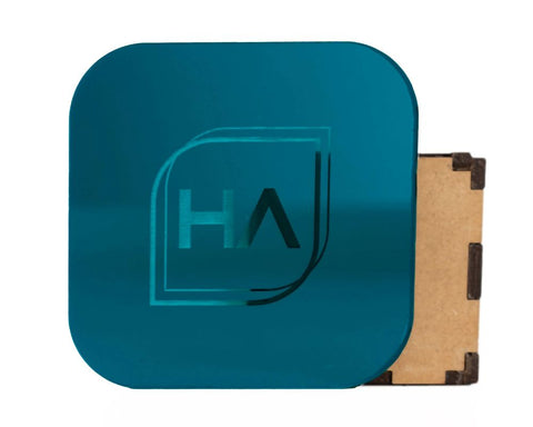 Teal and Orange Acrylic Team Bundle | 6 1/8" 12 x 19 Sheets Physical Houston Acrylic 