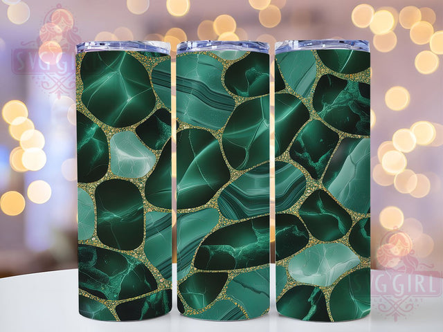 Teal & Gold Marble Luxe Tumbler, Teal Abstract Design, Modern Tumbler Art, Elegant Drinkware Gift, Gold Marble Present, Luxury Pattern Cup, Contemporary Design Sublimation SvggirlplusArt 