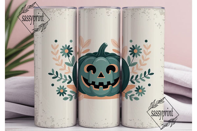 Teal Pumpkin Halloween 20oz Tumbler Wrap Sublimation sassyprint 