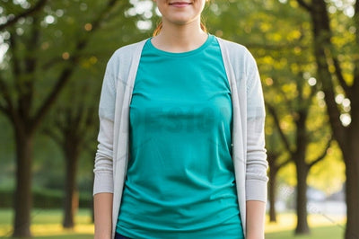 Teal t-shirt mockup design Mock Up Photo Designangry 