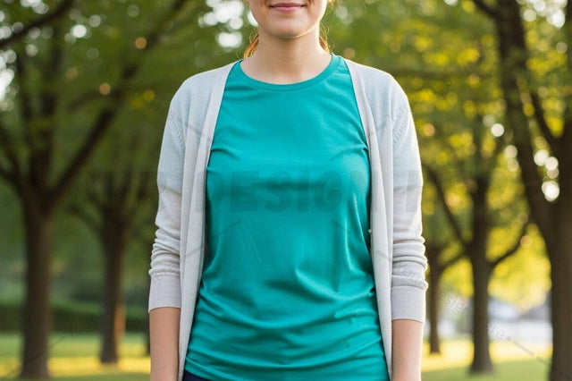 Teal t-shirt mockup design Mock Up Photo Designangry 