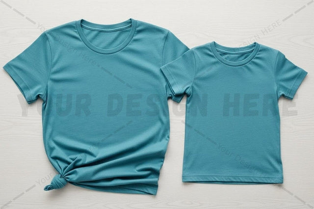 Teal t-shirt mockup design Mock Up Photo Regulrcrative 