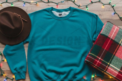 Teal t-shirt mockup with accessories Mock Up Photo Designangry 