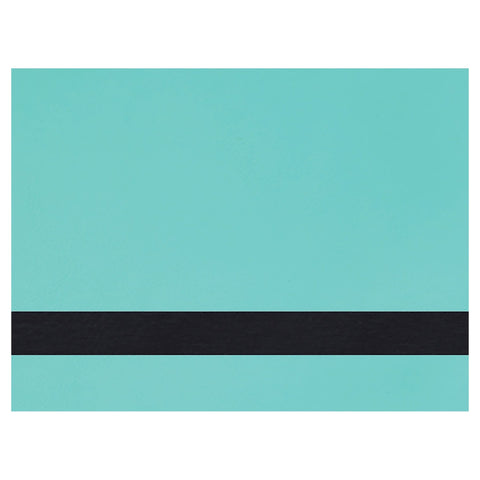 Teal/Black Leatherette Sheet Physical Houston Acrylic 