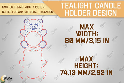 Tealight Candle Holder Laser Cut Bundle SVG Evgenyia Guschina 