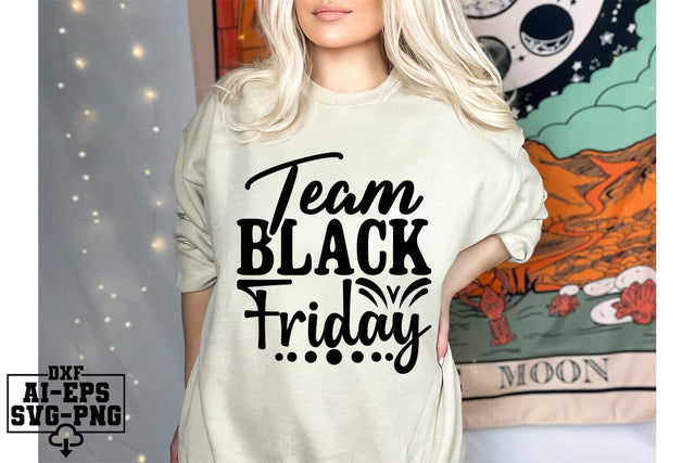 Team Black Friday Svg Cut Files Creative Art SVG CraftlabSvg55 